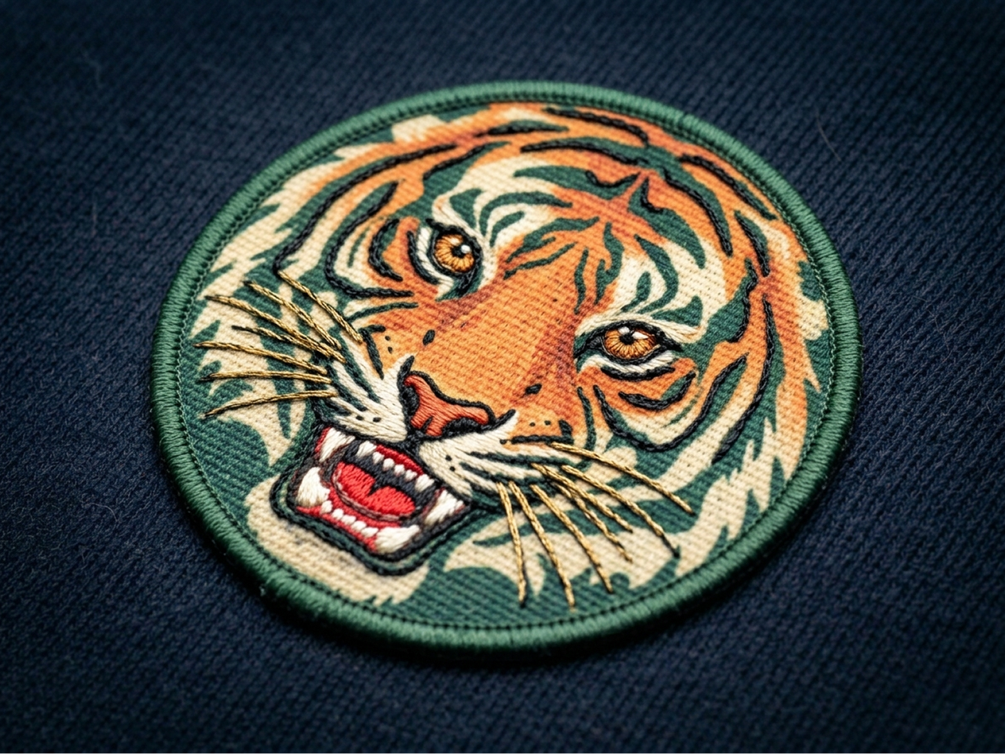 Print + Embroidery sample